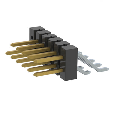 TSM-106-01-L-DH-012 by Samtec Inc. - CONNECTOR HEADER SMD R/A 12POS 2.54MM