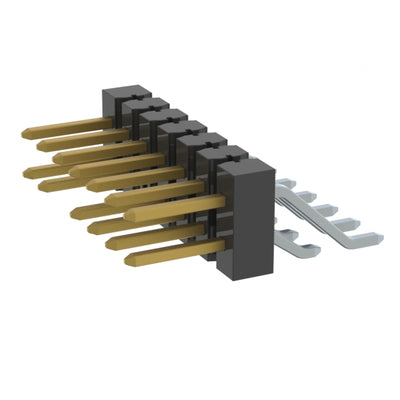 TSM-107-01-S-DH-009-TR by Samtec Inc. - CONNECTOR HEADER SMD R/A 14POS 2.54MM