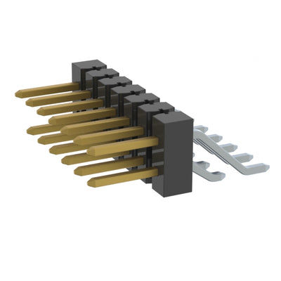 TSM-107-01-L-DH-013-P by Samtec Inc. - CONNECTOR HEADER SMD R/A 14POS 2.54MM
