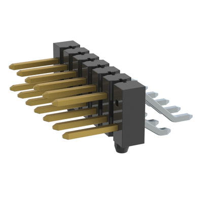 TSM-107-01-S-DH-A-002 by Samtec Inc. - CONNECTOR HEADER SMD R/A 14POS 2.54MM