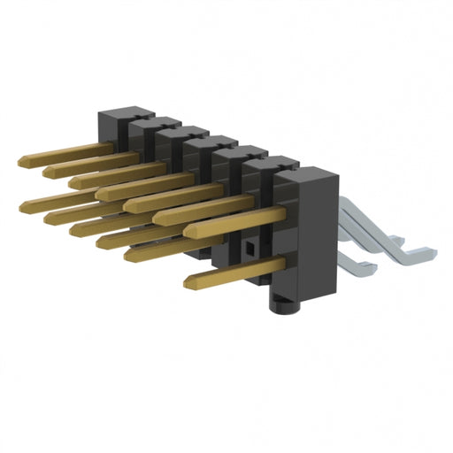 TSM-107-01-L-DH-SL-003-P by Samtec Inc. - CONNECTOR HEADER SMD R/A 14POS 2.54MM