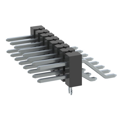 TSM-108-01-T-DH-LC-P by Samtec Inc. - CONNECTOR HEADER SMD R/A 16POS 2.54MM