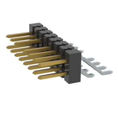 TSM-108-01-L-DH-010 by Samtec Inc. - CONNECTOR HEADER SMD R/A 16POS 2.54MM