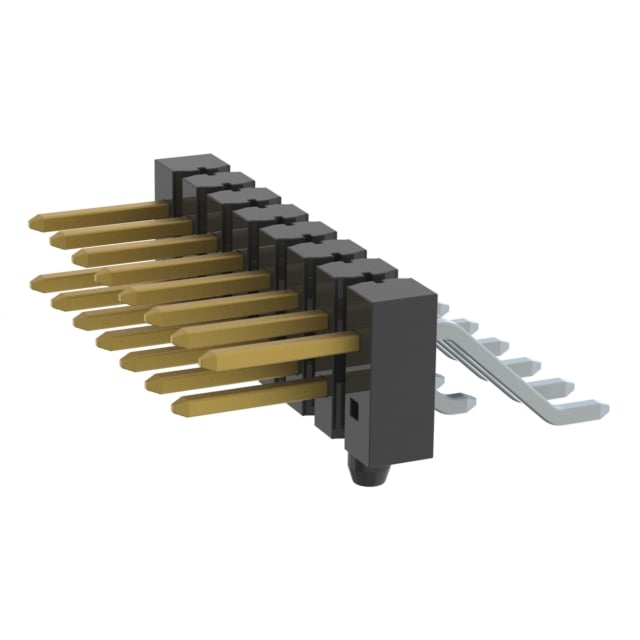 TSM-108-01-L-DH-A-001-K by Samtec Inc. - CONNECTOR HEADER SMD R/A 16POS 2.54MM