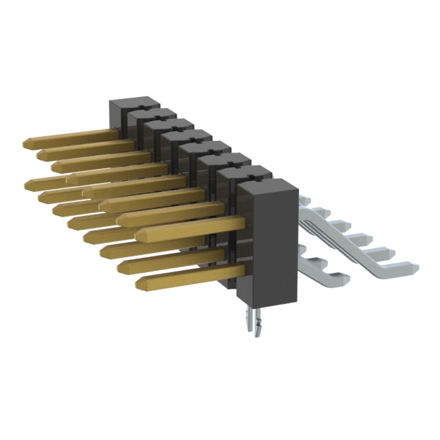 TSM-108-01-S-DH-LC by Samtec Inc. - CONNECTOR HEADER SMD R/A 16POS 2.54MM