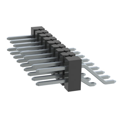 TSM-109-01-T-DH by Samtec Inc. - CONNECTOR HEADER SMD R/A 18POS 2.54MM