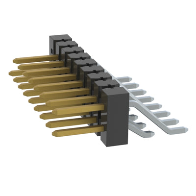 TSM-109-01-S-DH-018-P by Samtec Inc. - CONNECTOR HEADER SMD R/A 18POS 2.54MM