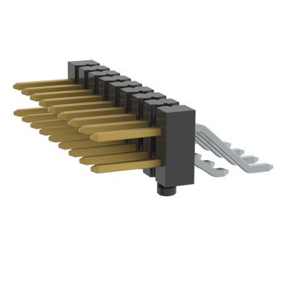 TSM-109-01-L-DH-SL-K by Samtec Inc. - CONNECTOR HEADER SMD R/A 18POS 2.54MM