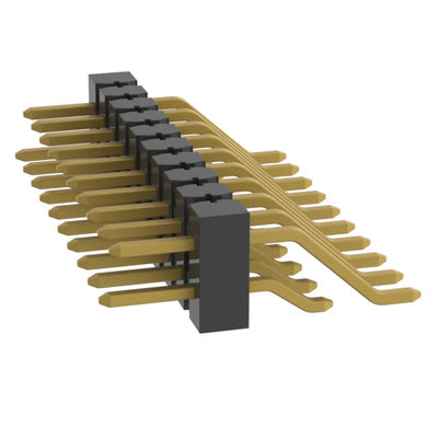 TSM-110-01-H-DH by Samtec Inc. - CONNECTOR HEADER SMD R/A 20POS 2.54MM