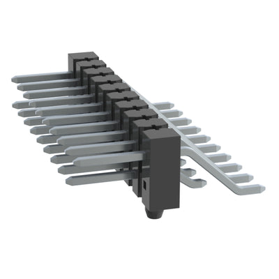 TSM-110-01-T-DH-A-001-K-TR by Samtec Inc. - CONNECTOR HEADER SMD R/A 20POS 2.54MM