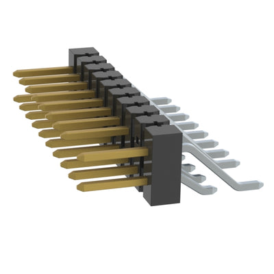 TSM-110-01-L-DH-004 by Samtec Inc. - CONNECTOR HEADER SMD R/A 20POS 2.54MM