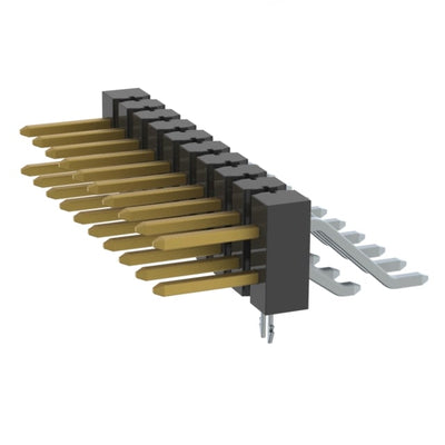 TSM-110-01-L-DH-LC-P by Samtec Inc. - CONNECTOR HEADER SMD R/A 20POS 2.54MM