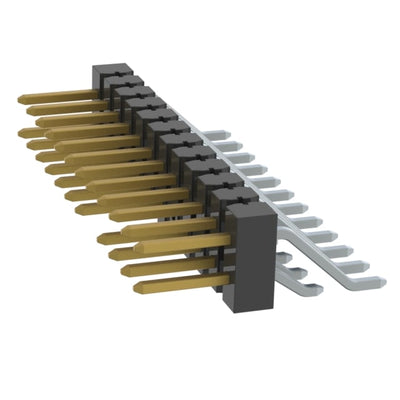 TSM-112-01-F-DH-009 by Samtec Inc. - CONNECTOR HEADER SMD R/A 24POS 2.54MM
