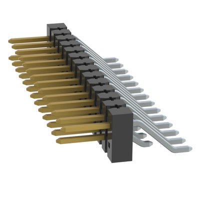 TSM-114-01-S-DH-001-P-TR by Samtec Inc. - CONNECTOR HEADER SMD R/A 28POS 2.54MM