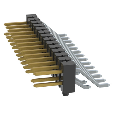 TSM-114-01-S-DH-A-005-P-TR by Samtec Inc. - CONNECTOR HEADER SMD R/A 28POS 2.54MM