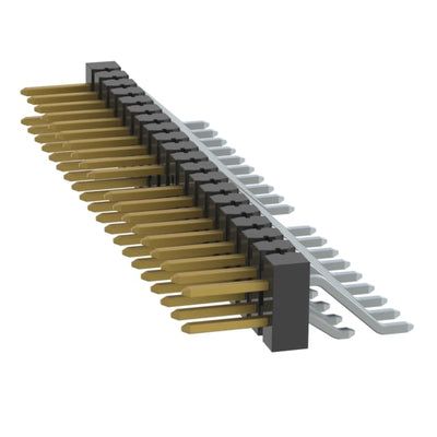 TSM-120-01-LM-DH-020 by Samtec Inc. - CONNECTOR HEADER SMD R/A 40POS 2.54MM