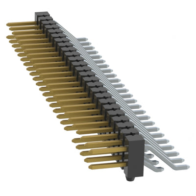 TSM-125-01-S-DH-A-011 by Samtec Inc. - CONNECTOR HEADER SMD R/A 50POS 2.54MM