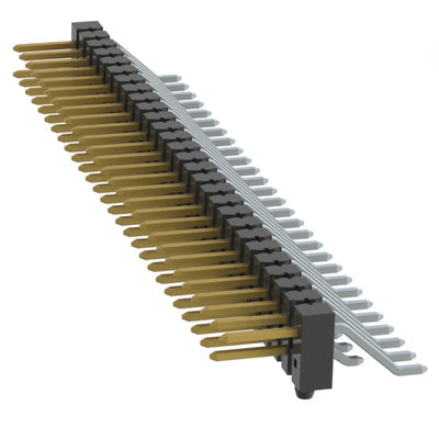 TSM-128-01-L-DH-A-001-TR by Samtec Inc. - CONNECTOR HEADER SMD R/A 56POS 2.54MM