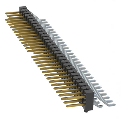TSM-130-01-F-DH-A-033 by Samtec Inc. - CONNECTOR HEADER SMD R/A 60POS 2.54MM
