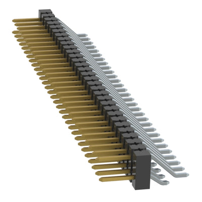 TSM-131-01-L-DH-002 by Samtec Inc. - CONNECTOR HEADER SMD R/A 62POS 2.54MM