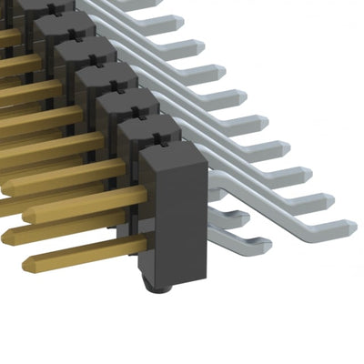 TSM-119-01-S-DH-A by Samtec Inc. - CONNECTOR HEADER SMD R/A 38POS 2.54MM