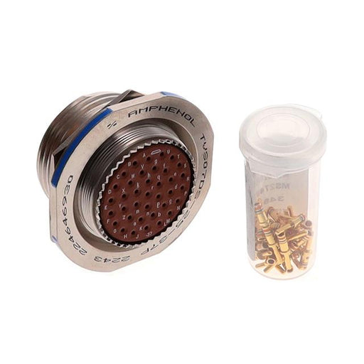 TVS07DS-25-37P by Amphenol Aerospace Operations - JAM NUT RECEPTACLE, AP-93 FINISH