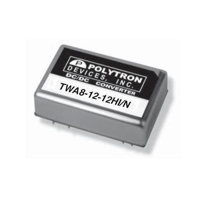 TWA8-12-12HI/N by Polytron - DC DC CONVERTER +/-12V 8W