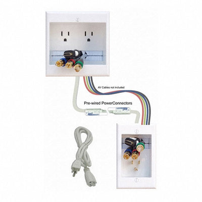 TWO-CK by Quest Technology International Inc. - POWERBRIDGE INWALL 2OUTLET POWER