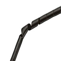 T38FR-C20Y by Panduit Corp - SPIRAL WRAP 3/8"" X 100' BLACK