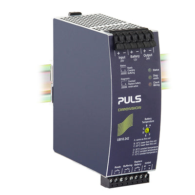 UB10.242 by PULS, LP - DIN RAIL UPS CONTR 24V 17-130AH