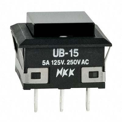 UB15KKW01N-A by NKK Switches - PUSH SWITCH BUTTON SPDT 5A 125V