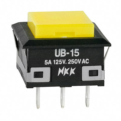 UB15KKW01N-E by NKK Switches - PUSH SWITCH BUTTON SPDT 5A 125V