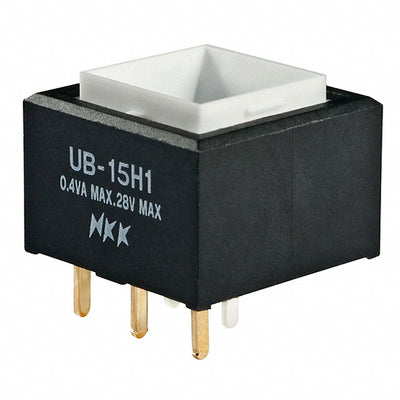 UB15SKG035D by NKK Switches - PUSH SWITCH SPDT 0.4VA 28V