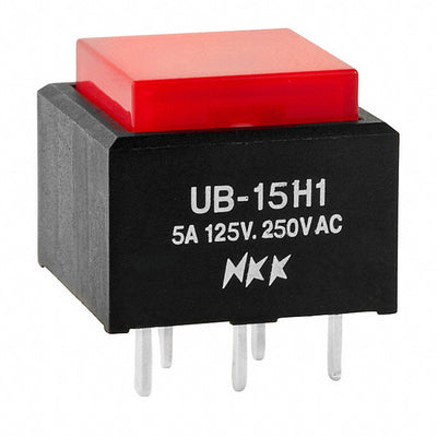 UB15SKW035C-CC by NKK Switches - PUSH SWITCH BUTTON SPDT 5A 125V