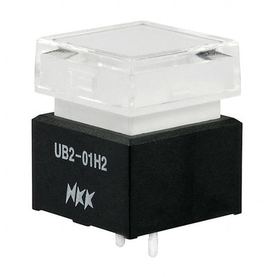 UB201KW036F-3JB by NKK Switches - INDICATOR PB GRN ILL SQ FLAT CAP