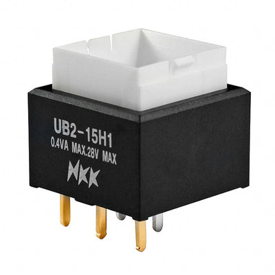 UB215SKG035D by NKK Switches - PUSH SWITCH SPDT 0.4VA 28V