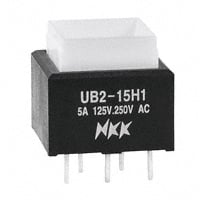 UB215SKW035F by NKK Switches - PUSH SWITCH BUTTON SPDT 5A 125V