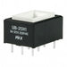 UB25RKW035D by NKK Switches - PUSH SWITCH BUTTON DPDT 5A 125V