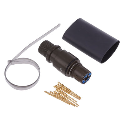 UCOMUSB3LCGB by Amphenol Socapex - CONNECTOR RECPT FMALE 8POS CRIMP