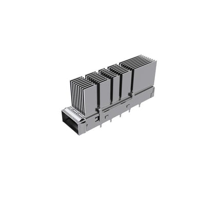 UE36C1620005D6A by Amphenol ICC (Commercial Products) - 1X1 QSFP-DD CAGE WITH 21.5MM HIG