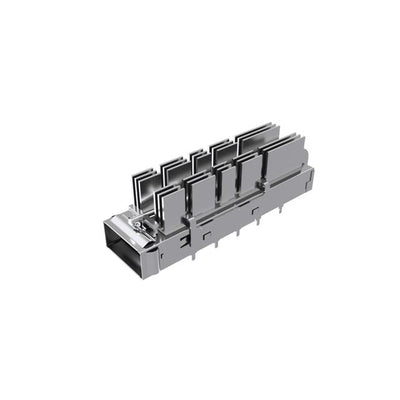UE36C1621106A4A by Amphenol ICC (Commercial Products) - 1X1 QSFP-DD CAGE WITH SINGLE LIG