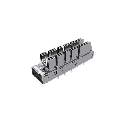UE36C1622106A4A by Amphenol ICC (Commercial Products) - 1X1 QSFP-DD CAGE ASSEMBLY WITH 1