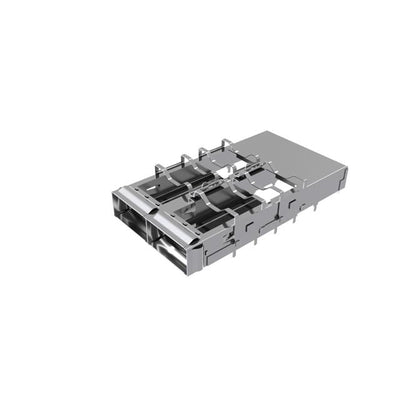 UE36C2620005011 by Amphenol ICC (Commercial Products) - 1X2 QSFP-DD CAGE WITH OPEN TOP A