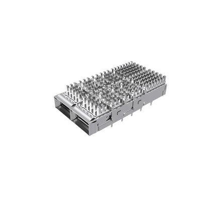 UE36C2620005B3A by Amphenol ICC (Commercial Products) - 1X2 QSFP-DD CAGE WITH SAN HEIGHT