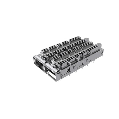 UE36C2621106A3A by Amphenol ICC (Commercial Products) - 1X2 QSFP-DD CAGE ASSEMBLY WITH 6