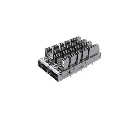 UE36C2622106A4A by Amphenol ICC (Commercial Products) - 1X2 QSFP-DD CAGE WITH TALL HEIGH