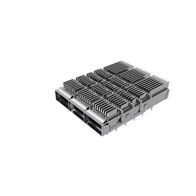 UE36C3620005A3A by Amphenol ICC (Commercial Products) - 1X3 QSFP-DD CAGE WITH 6.5MM HIGH