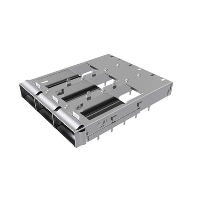 UE36C3620105001 by Amphenol ICC (Commercial Products) - 1X3 QSFP-DD CAGE ASSEMBLY WITH O