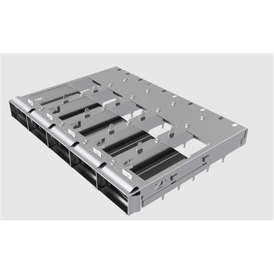 UE36C5620105001 by Amphenol ICC (Commercial Products) - 1X5 QSFP-DD CAGE ASSEMBLY WITH O