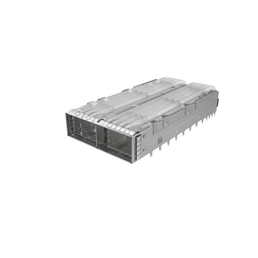UE62C2624021E1 by Amphenol ICC (Commercial Products) - 1X2 QSFP CAGE WITH QUAD LIGHT PI